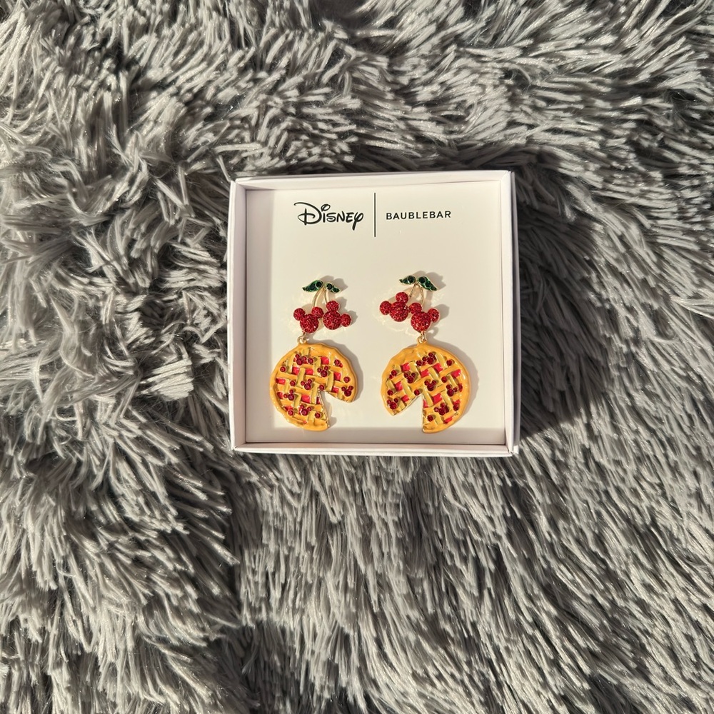 Disney X Baublebar Mickey Mouse Cherry Pie Earrings